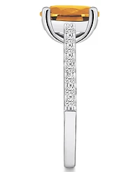 Macy's Citrine (2-1/2 ct. t.w.) and Diamond (1/4 Ring 14K Gold