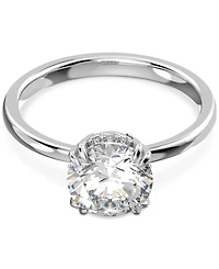 Swarovski Silver-Tone Constella Crystal Cocktail Ring