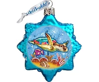 Designocracy Under the Sea Mercury Holiday Ornaments, Set of 3