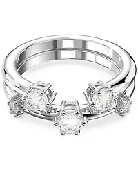 Swarovski 2-Pc. Set Constella Crystal Ring