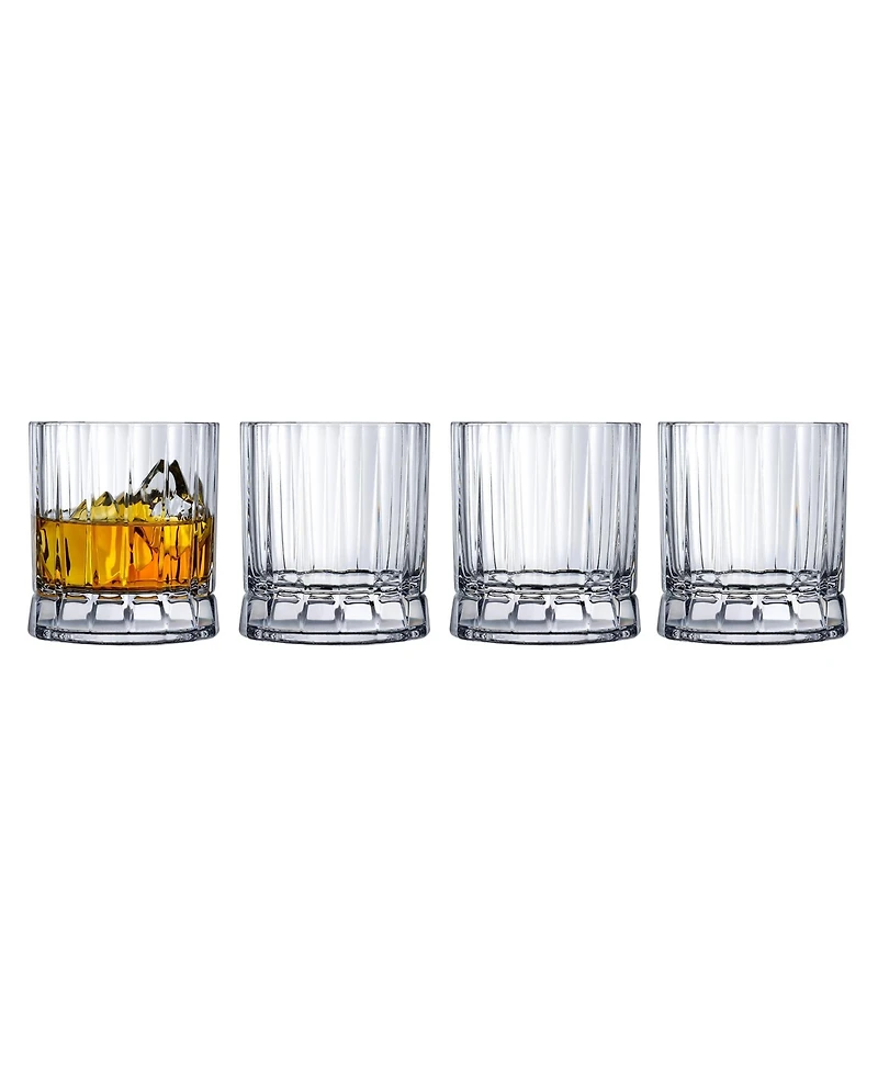 Nude Glass Wayne Whisky Glasses, Set of 4