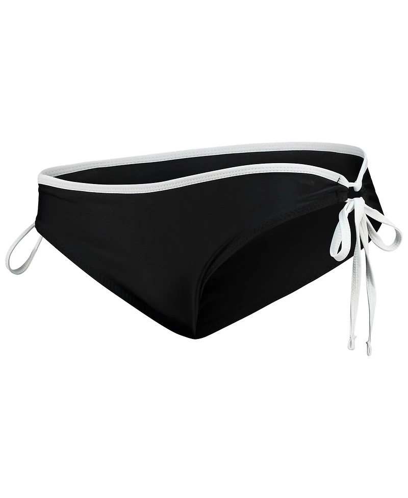 Women's G-iii 4Her by Carl Banks Black Miami Hurricanes Perfect Match Bikini Bottom