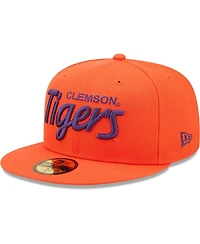 Men's New Era Orange Clemson Tigers Griswold 59FIFTY Fitted Hat