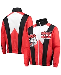Men's Tones of Melanin Red Winston-Salem State Rams Anorak Full-Zip Jacket