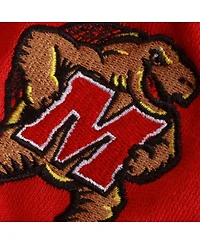 Women's Colosseum Red Maryland Terrapins Arched Name Full-Zip Hoodie