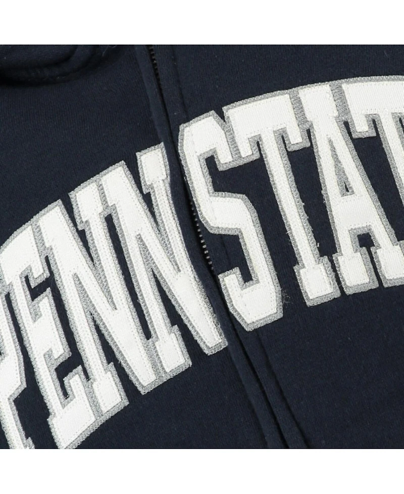Women's Colosseum Penn State Nittany Lions Arched Name Full-Zip Hoodie