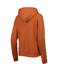Women's Colosseum Texas Orange Longhorns Arched Name Full-Zip Hoodie
