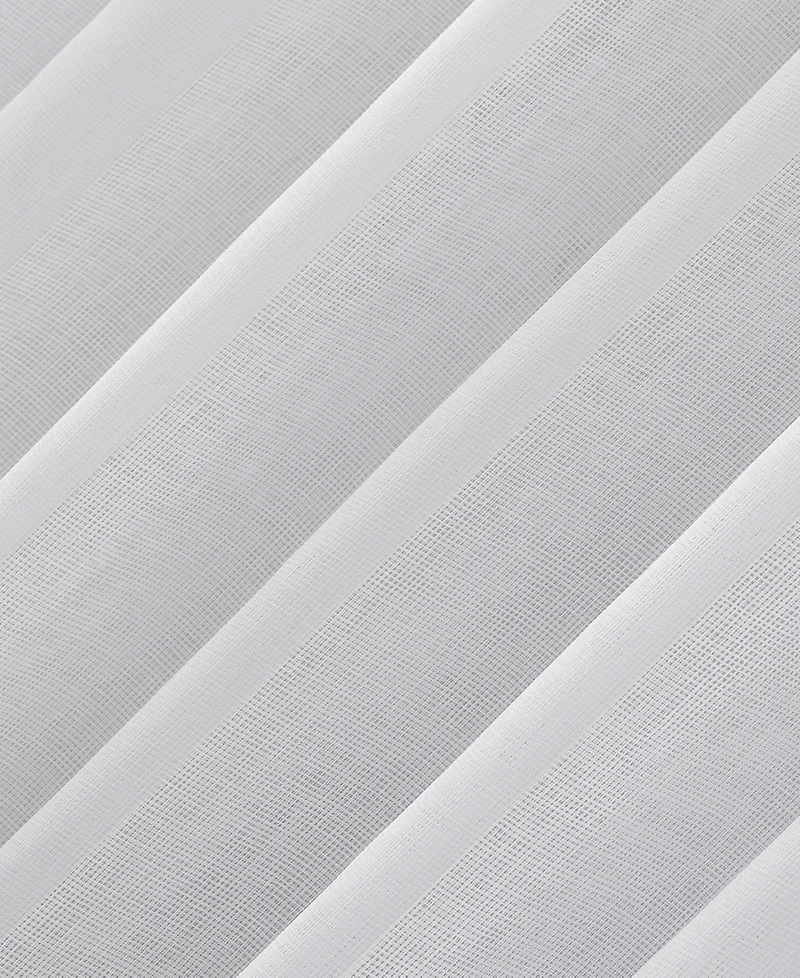 Amina Open Weave Indoor/Outdoor Sheer Tab Top Curtain Panel