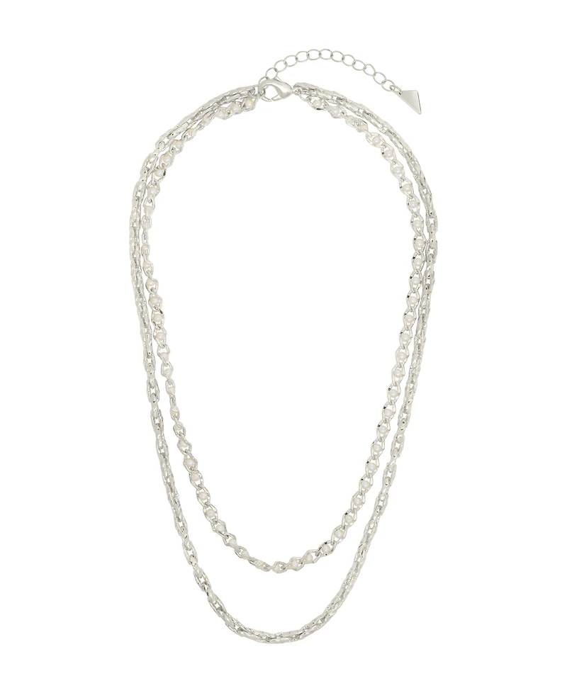 Sterling Forever Amedea Layered Necklace