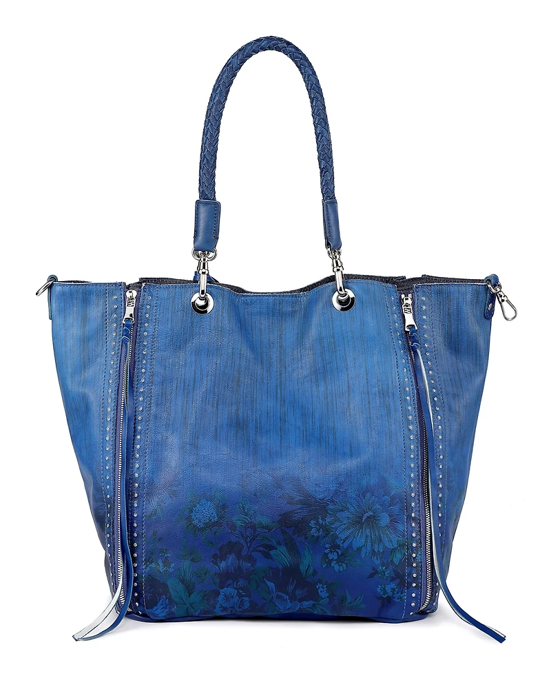 Old Trend Women's Barracuda Hand Painted Clasp Closure Tote Bag