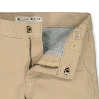 Hope & Henry Baby Boys Lined Chino Pant