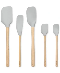 Tovolo 5-Pc. Flex-Core Wood-Handle Kitchen Spatula Set