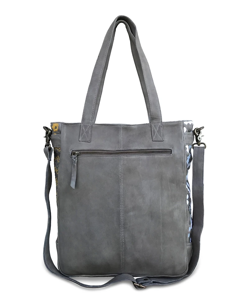 Old Trend Women's Flora Soul Hand-Embroidery Tote Bag