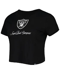 Women's New Era Black Las Vegas Raiders Historic Champs T-shirt