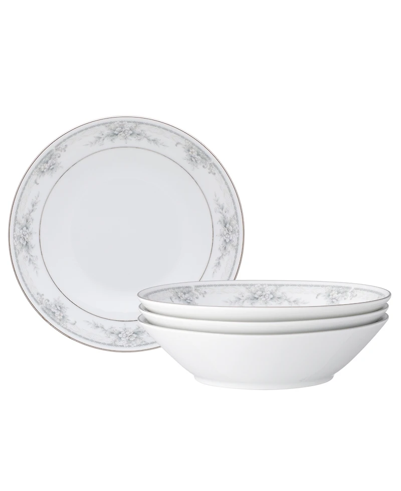 Noritake Sweet Leilani Set of 4 Soup Bowls, Service For 4