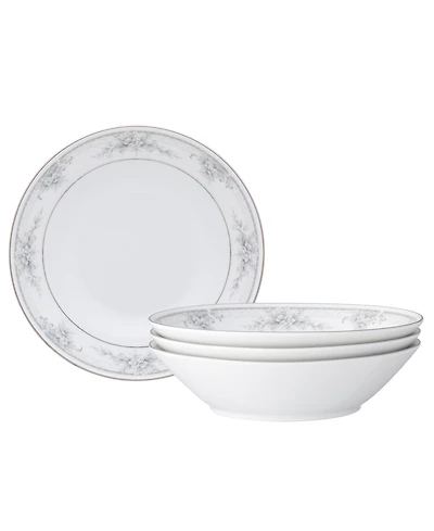 Noritake Sweet Leilani Set of 4 Soup Bowls, Service For 4
