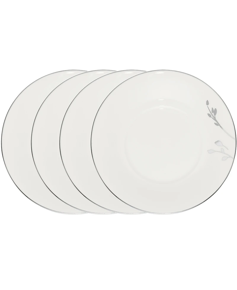 Noritake Birchwood Set of 4 Saucers, Service For 4