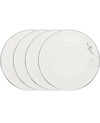 Noritake Birchwood Set of 4 Saucers, Service For 4