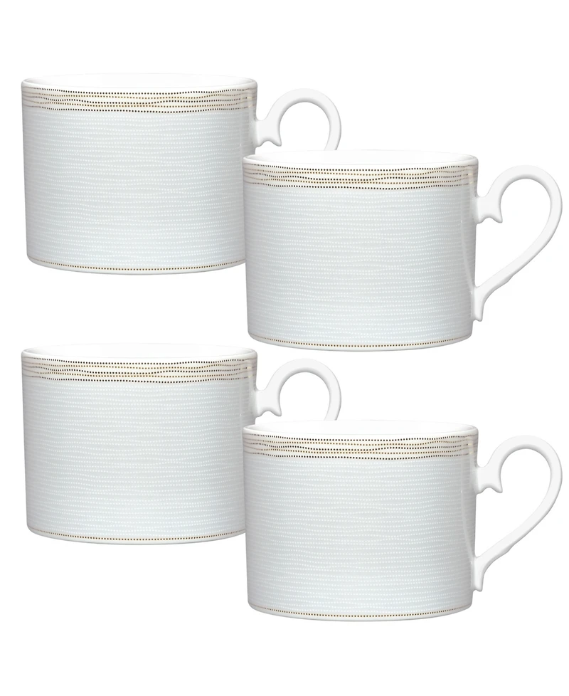 Noritake Linen Road Set of 4 Cups, Service For 4