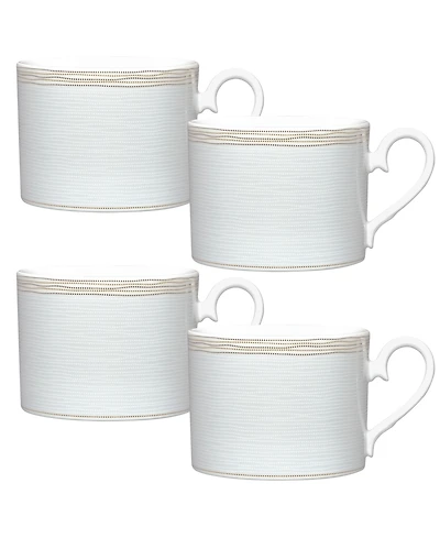 Noritake Linen Road Set of 4 Cups, Service For 4
