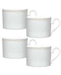 Noritake Linen Road Set of 4 Cups, Service For 4