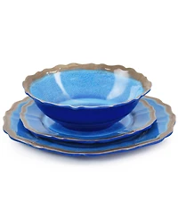Elama Andres Melamine 12 Pc. Dinnerware Set, Service for 4