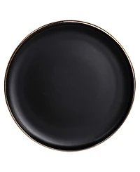 Elama Mateo Gold-Tone Salad Plates, Set of 6