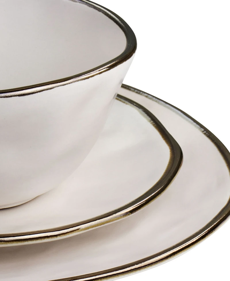 Elama Ricardo 16 Pc. Dinnerware Set, Service for 4