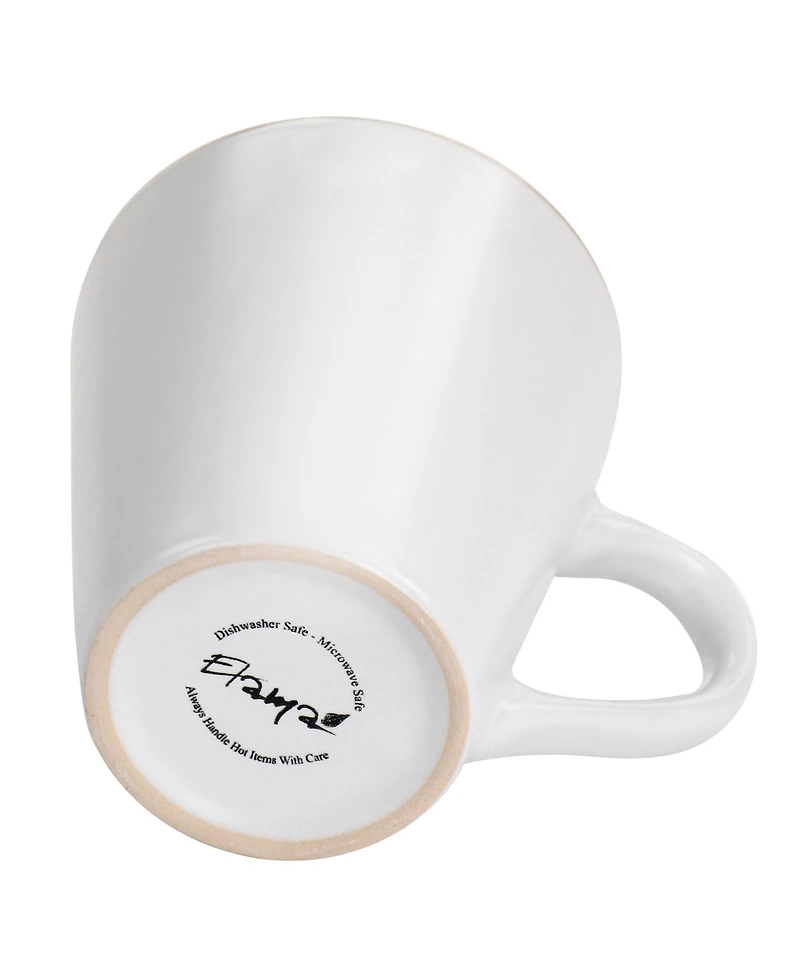 Elama Alejandro Gold-Tone Mugs, Set of 6