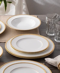 Noritake Rochelle Gold 12-Piece Dinnerware Set, Service for 4
