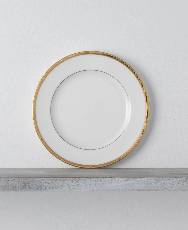 Noritake Rochelle Gold Set of 4 Salad Plates, Service For 4