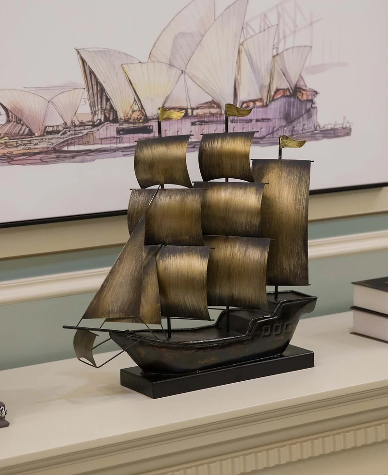 Nautical Home Decor Sailboat Centerpiece Ship Decor Desktop Decoration