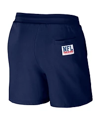 Men's Nfl X Staple Navy Seattle Seahawks New Age Throwback Vintage-Like Wash Fleece Short
