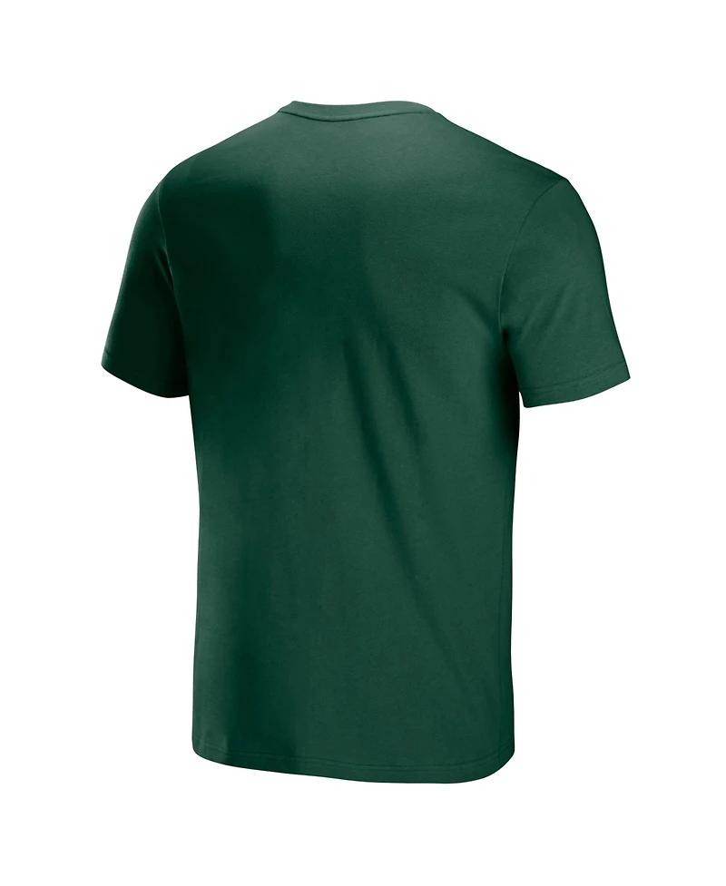 Men's Nfl X Staple Hunter Green Green Bay Packers Lockup Logo Short Sleeve T-shirt