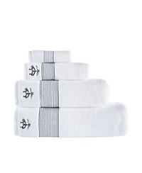 Brooks Brothers Rope Stripe Border Bath Towels