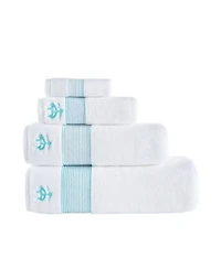 Brooks Brothers Rope Stripe Border Bath Towels