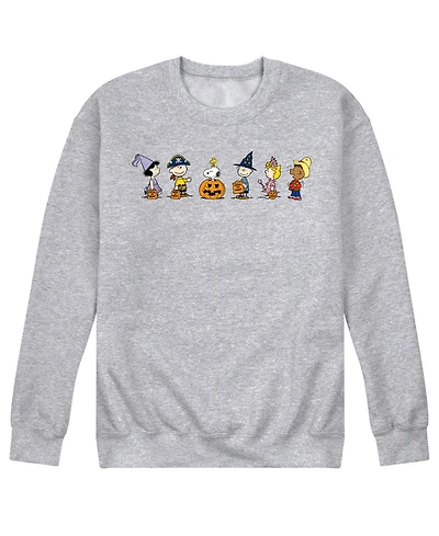 Airwaves Men's Peanuts Characters Fleece T-shirt