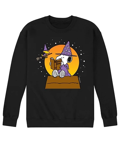 Airwaves Men's Peanuts Snoopy Warlock Fleece T-shirt