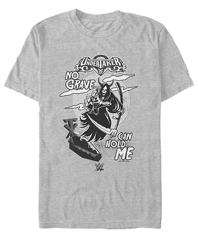 Fifth Sun Men's Wwe Undertaker No Grave Short Sleeve T-shirt