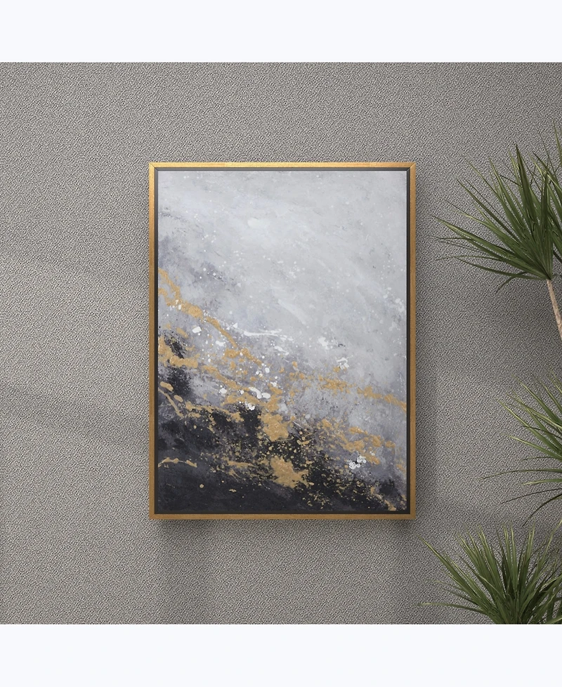 Canvas Contemporary Abstract Framed Wall Art, 30" x 2" x 40"