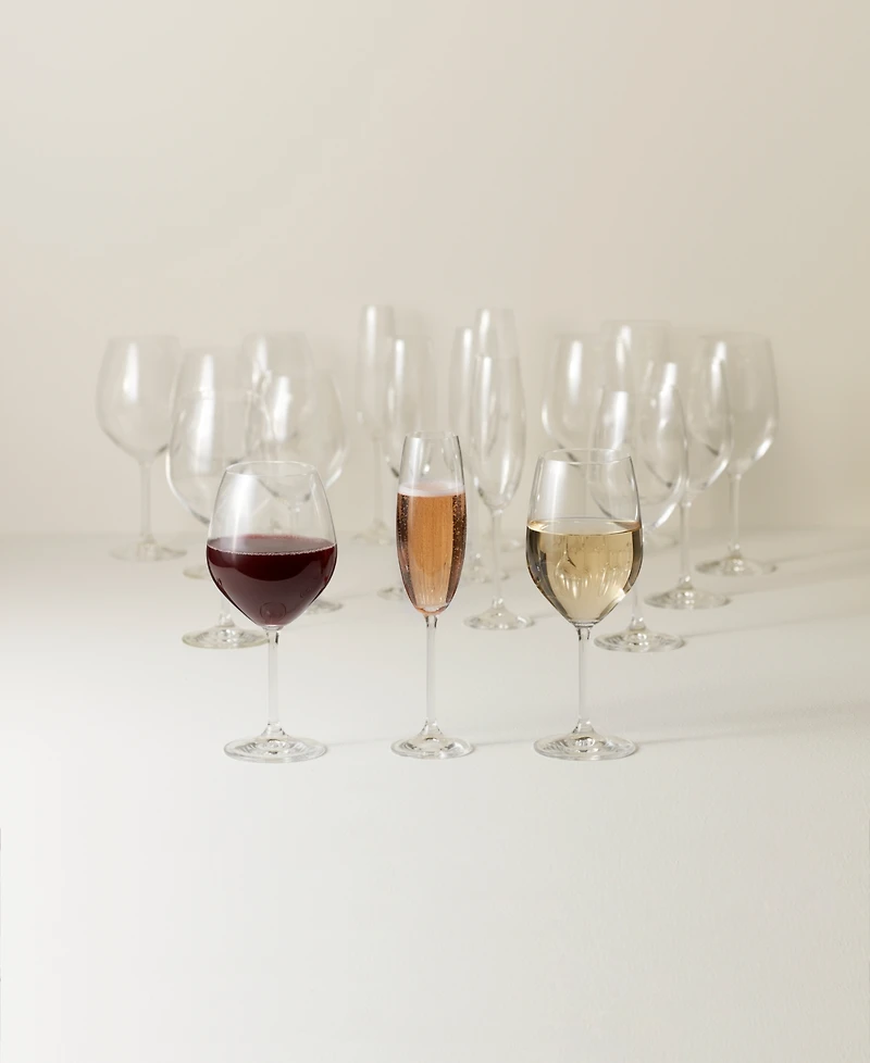 Lenox Tuscany Classics Assorted Stemmed Glasses, Set of 18