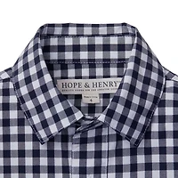Hope & Henry Boys Poplin Button Down Shirt