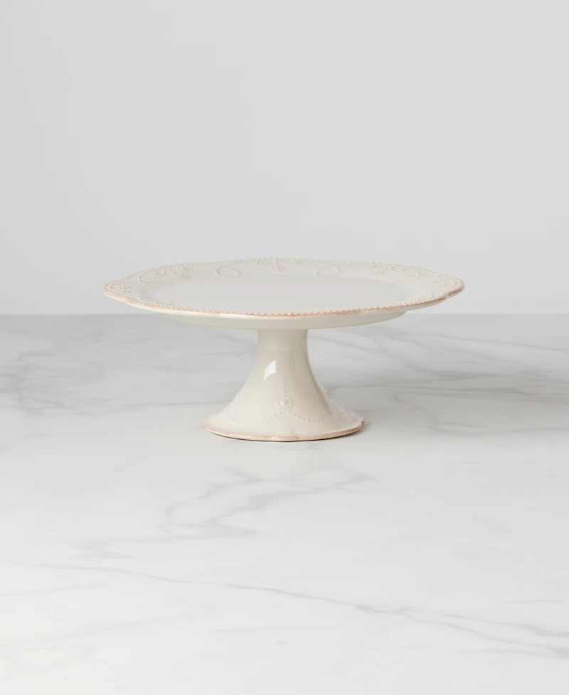 Lenox French Perle Medium Pedestal Cake Stand