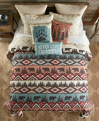 Donna Sharp Bear Totem 4 Piece Quilt Set, King