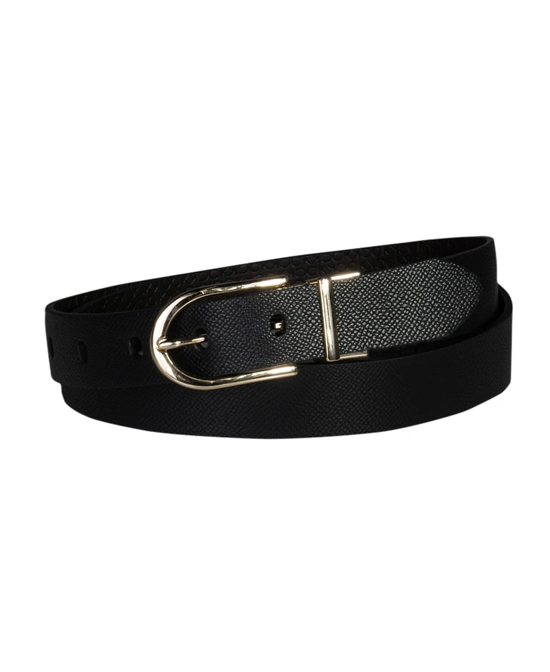 Calvin Klein Women's Embossed Casual Reversible Belt