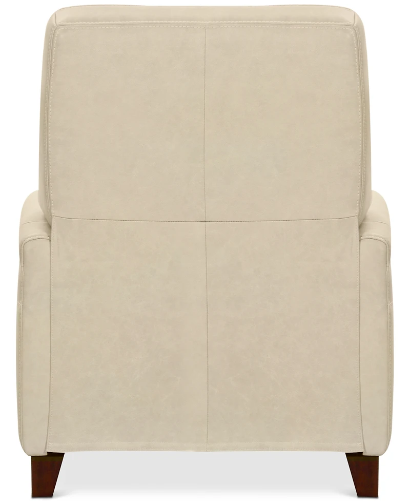 Closeout! Ashlinn 34" Pastel Leather Pushback Recliner, Created for Macy's