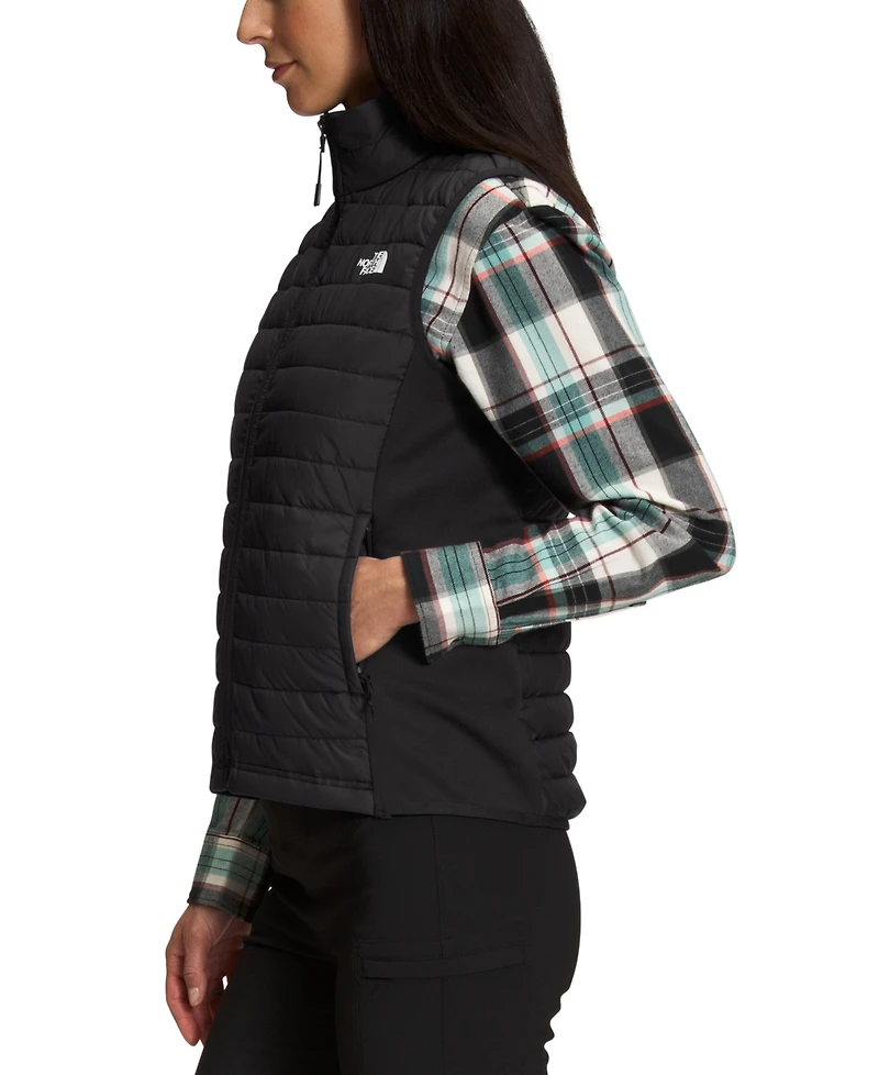 The North Face Women's Canyonlands Hybrid Puffer Vest - TNF Black
