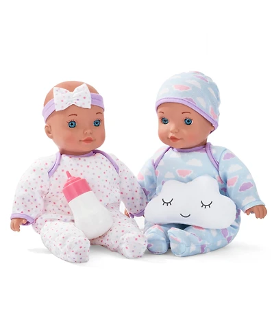 Cuddle Twins 12" Dolls Set, Created for You by Toys R Us