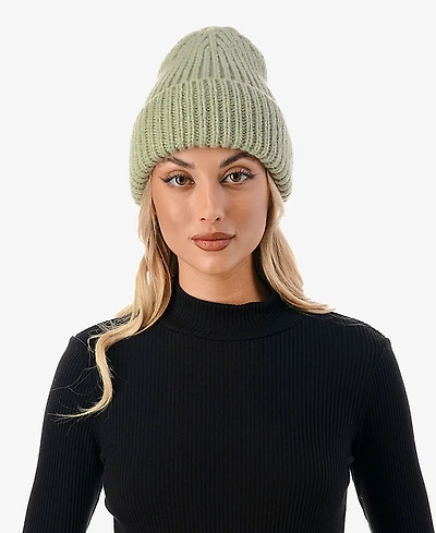 Marcus Adler Women's Lurex Ribbed Knit Cuff Beanie