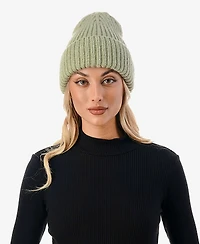 Marcus Adler Women's Lurex Ribbed Knit Cuff Beanie
